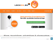 Tablet Screenshot of lockon.dk